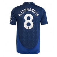 Maglie da calcio Manchester United Bruno Fernandes #8 Seconda Maglia 2024-25 Manica Corta